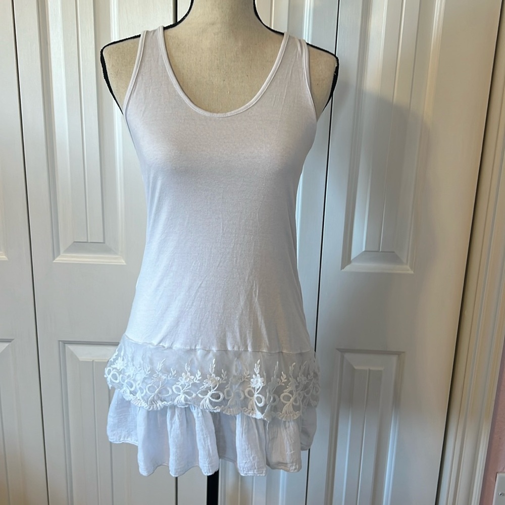 Catherine Lillywhite Tank with lace